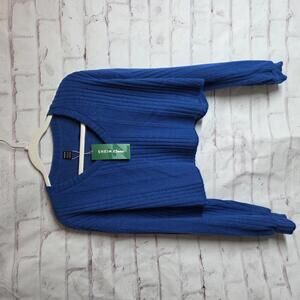 Royal Blue Crop Sweater